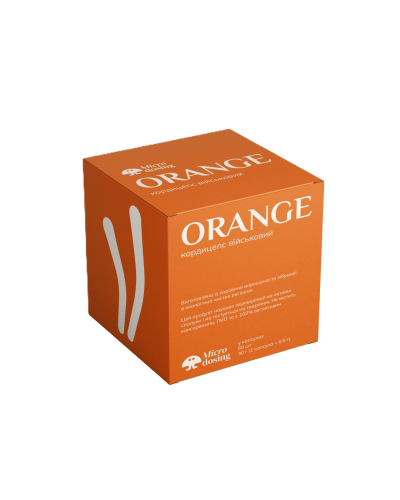 ORANGE Кордицепс военный, плодовое тело, 60 капсул по 0.5 г