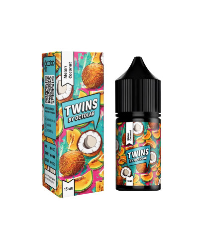 Набор для самозамеса OCTOBAR TWINS 30 мл 50 мг "Melon Coconut" со вкусом дыни с кокосом