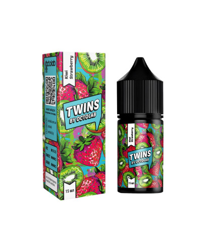 Набор для самозамеса OCTOBAR TWINS 30 мл 50 мг "Kiwi Strawberry" со вкусом киви и клубники
