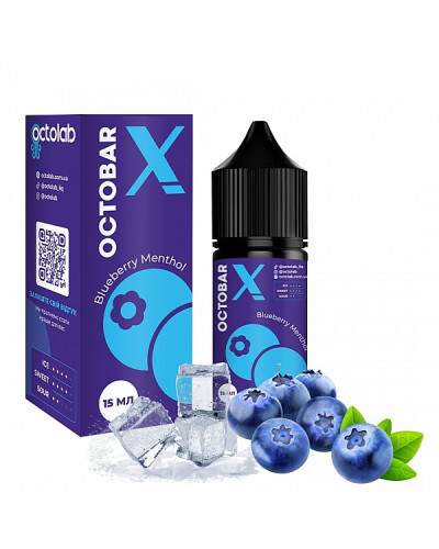 Набор для самозамеса Octobar X 30 мл 50 мг Blueberry Menthol (Черника ментол)