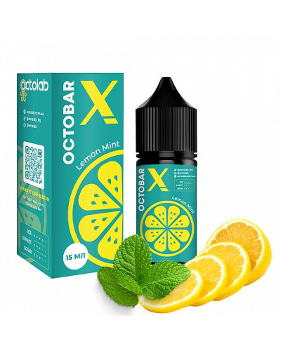 Набор для самозамеса Octobar X 30 мл 50 мг Lemon Mint (Лимон мята)