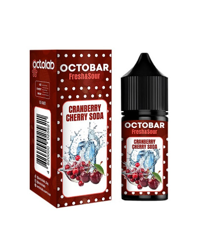 Набір для самозамісу Octobar Frech&Sour 30 мл 50 мг Cranberry Cherry Soda (Журавлина вишня содова)