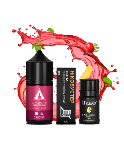 Набір для самозамісу ALCHEMIST FL 30 мл 50 мг "Daiquiri" зі смаком коктейль дайкірі