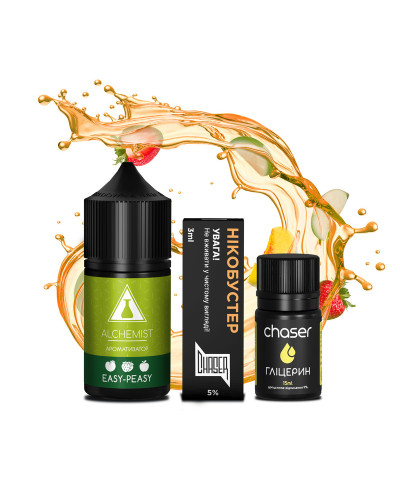 Набор для самозамеса ALCHEMIST FL 30 мл 50 мг "Easy-Peasy" со вкусом тропический коктейль