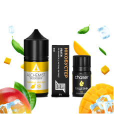 НАБІР ДЛЯ САМОЗАМІСУ ALCHEMIST 30 МЛ 50 МГ ICEBERG MANGO ЗІ СМАКОМ ХОЛОДНОГО МАНГО