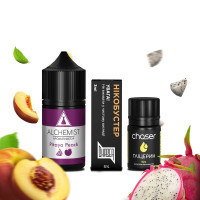 НАБІР ДЛЯ САМОЗАМІСУ ALCHEMIST 30 МЛ 50 МГ PITAYA PEACH ЗІ СМАКОМ ПІТАЇ ТА ПЕРСИКА
