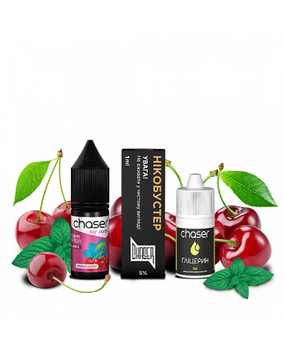 Набір для самозамісу Chaser for pods 10 мл зі смаком Вишня Ментол