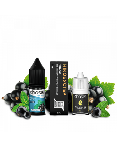 Набір для самозамісу Chaser for pods 10 мл зі смаком Смородина Ментол