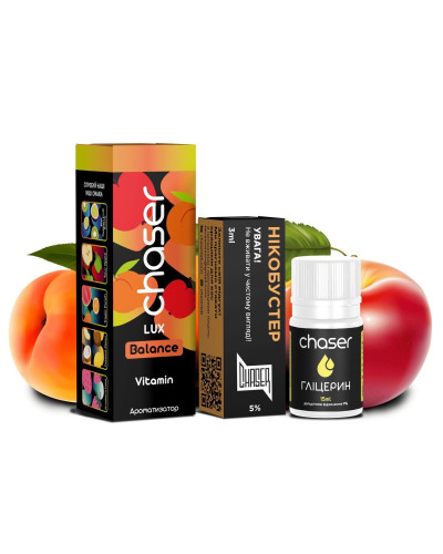 Набір для самозамісу Chaser LUX 30 мл "Juicy Nectar" зі смаком ананас гуава апельсин