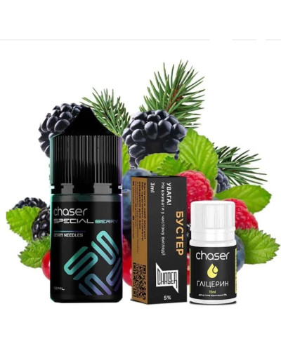 Набір для самозамісу Chaser Special Berry 30 мл 50 мг Berry Needles (ягоди та хвоя)
