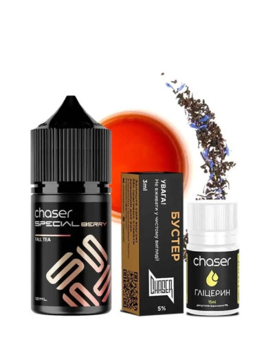 Набор для самозамеса Chaser Special Berry 30 мл 50 мг Fall Tea (oсінній чай)
