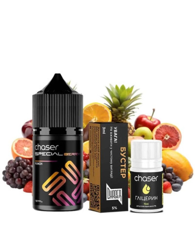 Набір для самозамісу Chaser Special Berry 30 мл 50 мг Punch (ягідний коктейль)