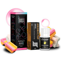 НАБОР ДЛЯ САМОЗАМЕСА CHASER BLACK 30 МЛ "BUBBLEGUM" СО ВКУСОМ СЛАДКОЙ ЖВАЧКИ