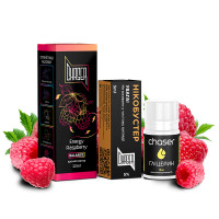НАБІР ДЛЯ САМОЗАМІСУ CHASER BLACK 30 МЛ "ENERGY RASPBERRY" ЗІ СМАКОМ ЕНЕРГЕТИКА ТА МАЛИНИ