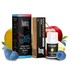 НАБОР ДЛЯ САМОЗАМЕСА CHASER BLACK 30 мл "Blue Raz Apple" голубая малина яблоко