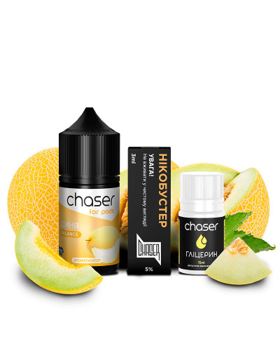 НАБІР ДЛЯ САМОЗАМІСУ CHASER FOR PODS 30 МЛ ЗІ СМАКОМ ДИНІ
