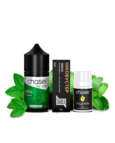 Набір для самозамісу CHASER FOR PODS 30 мл зі смаком м'ята