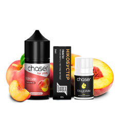 НАБОР ДЛЯ САМОЗАМЕСА CHASER FOR PODS 30 МЛ СО ВКУСОМ ПЕРСИКА