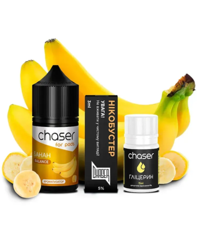 Набор для самозамеса CHASER FOR PODS 30 мл со вкусом банан