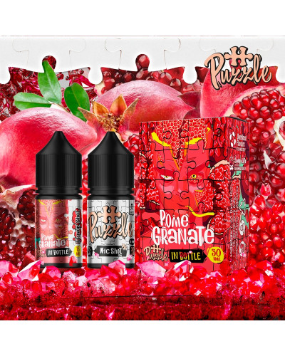 Набір для самозамісу In Bottle Salt Puzzle 30 мл 50 мг "Pomegranate" зі смаком гранат