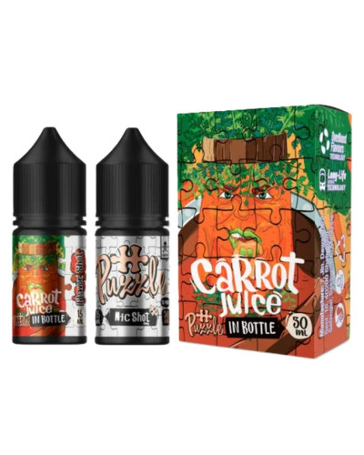 Набор для самозамеса In Bottle Salt Puzzle 30 мл 50 мг "Carrot Juice" со вкусом морковного сока
