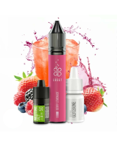 Набор для самозамеса Lucky 30 мл 50 мг "Berry Lemonade" со вкусом ягодный лимонад