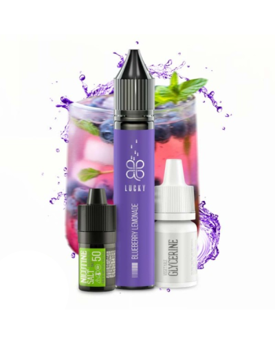 Набір для самозамісу Lucky 30 мл 50 мг "Blueberry Lemonade" зі смаком чорничний лимонад