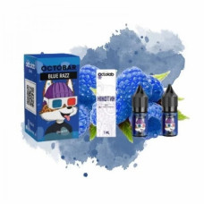 НАБІР ДЛЯ САМОЗАМІСУ OCTOBAR NFT 10 МЛ 50 МГ BLUE RAZZ ЗІ СМАКОМ БЛАКИТНОЇ МАЛИНИ