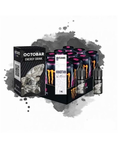 НАБІР ДЛЯ САМОЗАМІСУ OCTOBAR NFT 10 МЛ 50 МГ ENERGY DRINK ЗІ СМАКОМ ЕНЕРГЕТИКА