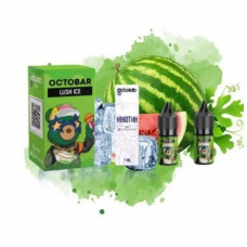 НАБІР ДЛЯ САМОЗАМІСУ OCTOBAR NFT 10 МЛ 50 МГ LUSH ICE ЗІ СМАКОМ КАВУНА З ЛЬОДОМ