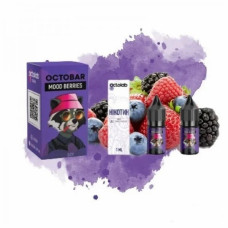 НАБІР ДЛЯ САМОЗАМІСУ OCTOBAR NFT 10 МЛ 50 МГ MOOD BERRIES ЗІ СМАКОМ ВИШНІ ПОЛУНИЦІ ТА ЧОРНИЦІ