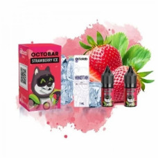 НАБІР ДЛЯ САМОЗАМІСУ OCTOBAR NFT 10 МЛ 50 МГ STRAWBERRY ICE ЗІ СМАКОМ ПОЛУНИЦІ З ЛЬОДОМ