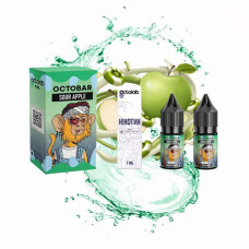 Набір для самозамісу OCTOBAR NFT 10 мл 50 мг "Sour Apple" зі смаком кислого яблука