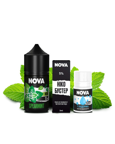 Набір для самозамісу NOVA 30 мл 50 мг Spearmint со вкусом м'ята