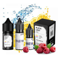 Набір для самозамісу Octobar Black Limit 30 мл 50 мг Raspberry Lemon Ice (малина лимон лід)