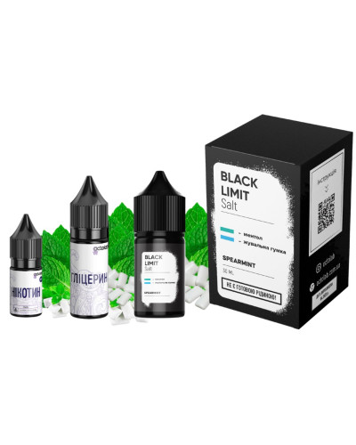 Набір для самозамісу Octobar Black Limit 30 мл 50 мг Spearmint (м'ята)