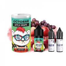 НАБІР ДЛЯ САМОЗАМІСУ OCTOBAR NFT 30 МЛ 50 МГ APPLE GRAPE ЗІ СМАКОМ ЯБЛУКА ТА ВИНОГРАДА
