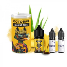 НАБІР ДЛЯ САМОЗАМІСУ OCTOBAR NFT 30 МЛ 50 МГ BANANA ALOE ЗІ СМАКОМ БАНАН АЛОЄ