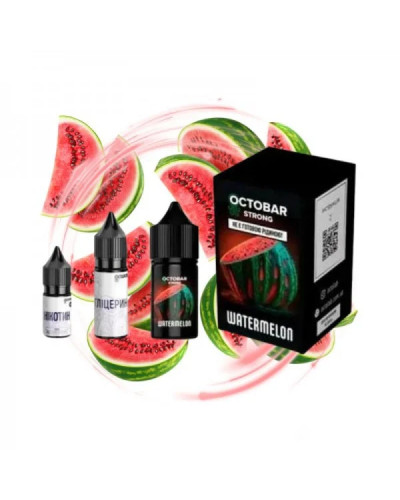 НАБІР ДЛЯ САМОЗАМІСУ OCTOBAR STRONG 30 МЛ 50 МГ WATERMELON ЗІ СМАКОМ КАВУНА