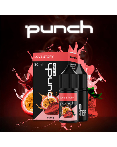 Набір для самозамісу Punch 30 мл "Love Story" зі смаком маракуйя полуниця груша