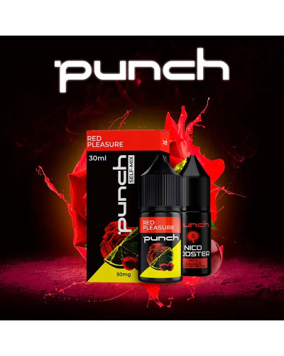 Набір для самозамісу Punch 30 мл "Red Pleasure" зі смаком вишня роза лимон