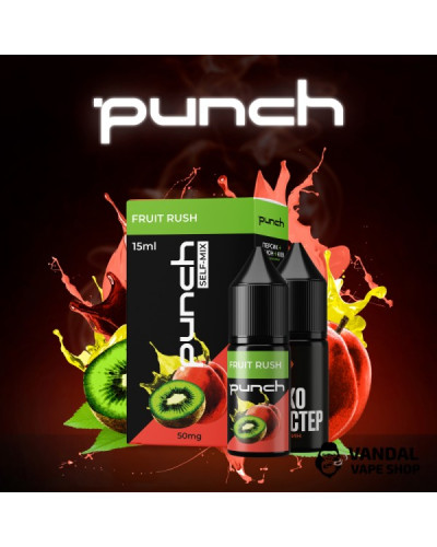 Набор для самозамеса Punch 15 мл "Fruit Rush" со вкусом киви персик лимон