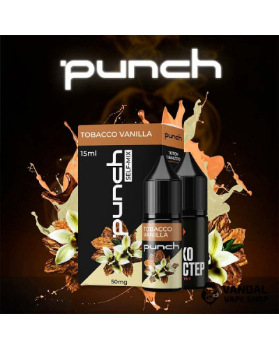 Набір для самозамісу Punch 15 мл "Tobacco Vanila" зі смаком табак ваніль