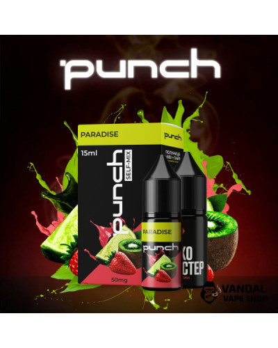 Набір для самозамісу Punch 15 мл "Paradise" зі смаком полуниця ківі лайм