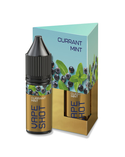 Набір для самозамісу Vape Shot 15 мл 50 мг "Currant Mint" зі смаком смородина м'ята