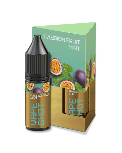 Набор для самозамеса Vape Shot 15 мл 50 мг "Passion Fruit Mint" со вкусом маракуйя мята