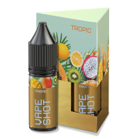 Набор для самозамеса Vape Shot 15 мл 50 мг "Tropiс" со вкусом манго киви драгонфрукт
