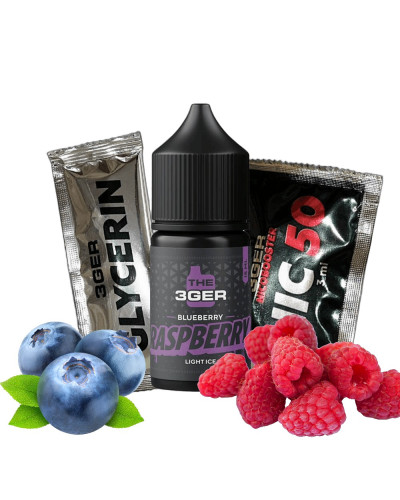 Набір для самозамісу THE 3Ger 30 мл 50 мг Blueberry Raspberry (Чорниця малина)