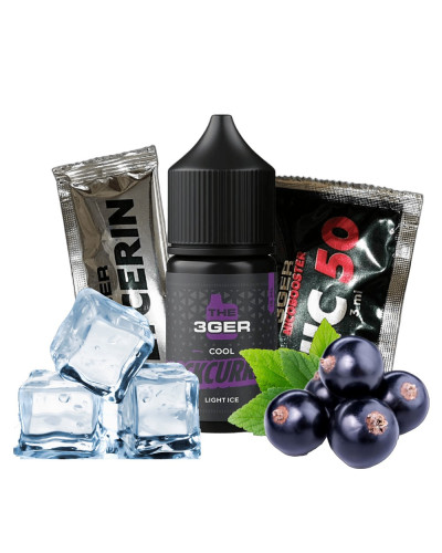 Набор для самозамеса THE 3Ger 30 мл 50 мг Cool Blackcurrant (Холодная смородина)