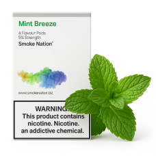 Картриджи  JUUL 1 Mint Breeze (мята) 50мг (5%) Smoke Nation